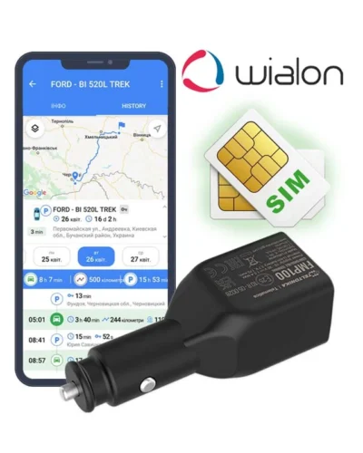 Teltonika FMP100 – Комплект (GPS трекер + SIM + Wialon + Налаштування)