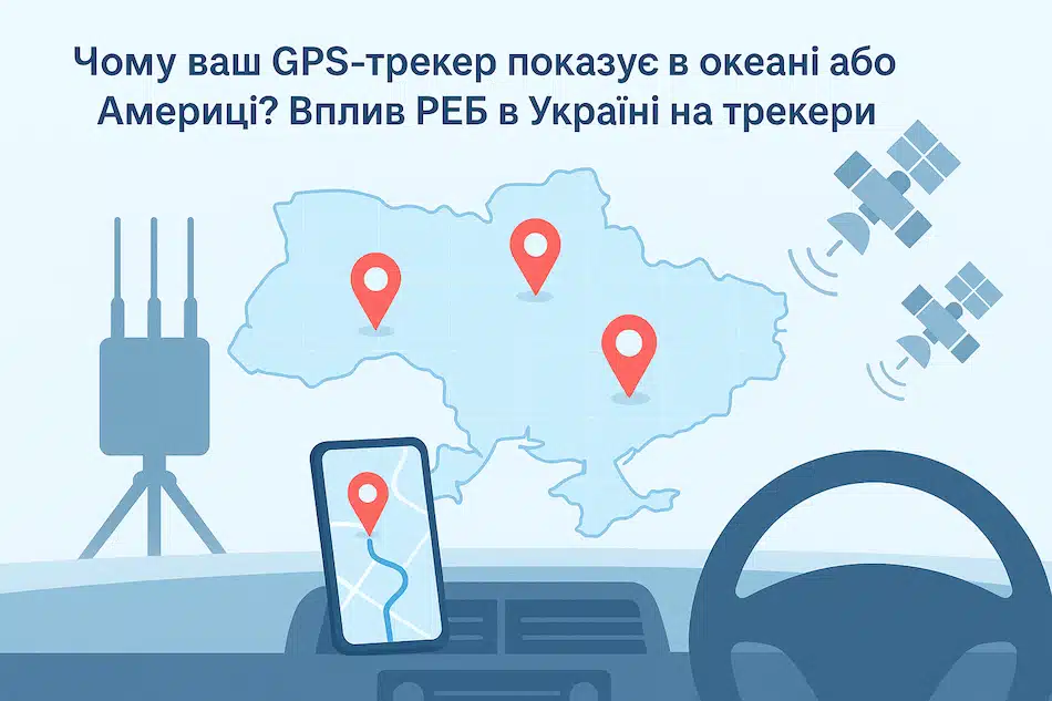 GPS-трекер показує в океані або Америці? Вплив РЕБ в Україні